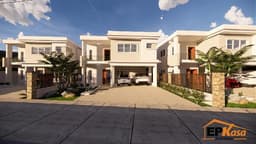 Casa con Piscina en Residencial Elainne, Santiago.