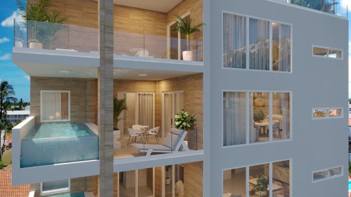 En Venta Apartamento con linea blanca en BAVARO. — foto 7